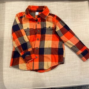 Old navy toddler boys 3T flannel